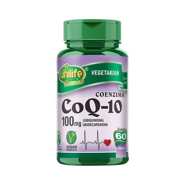 Coenzima CoQ-10 Ubiquinona 100 mg - 60 CPS | Unilife