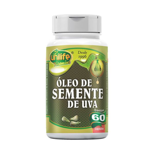 Óleo de Semente de Uva em cápsulas 700 mg | Unilife