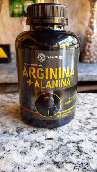 Arginina + Alanina 120caps 1000mg No2 Oxido Nitrico