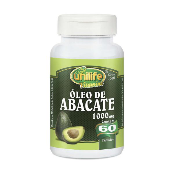 Óleo de Abacate em cápsulas 1000 mg | Unilife