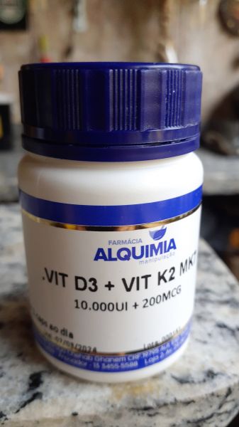 VIT. D3 10.000 UI + VIT. K2 MK7 200 MCG - 120 CPS