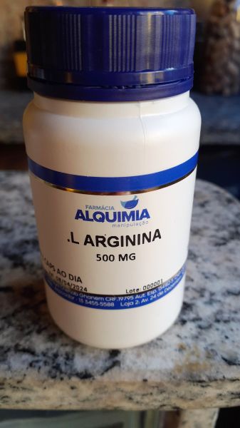 ARGININA 500 MG 60 CPS